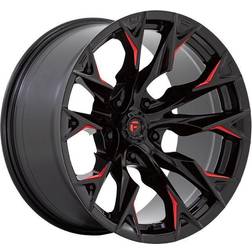 Fuel 1PC Cast Aluminum Rim D823 24X12 5X5.0 G-BLK MILL C-RED -44MM