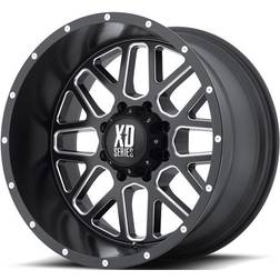 Series Milled Matte Black XD820 Grenade Wheel XD82029068918US