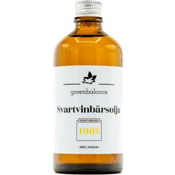 Greenbalance Ekologisk Svartvinbärsolja 100% 100ml
