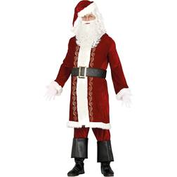 Fiestas Guirca Santa Claus Costume with Golden Details