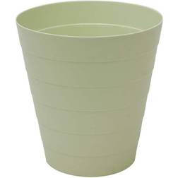 JVL Funktional Plastic 7 Litre Round Green Bin