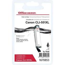 Office Depot Compatible Canon CLI-551BK