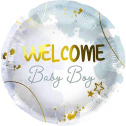 Folat Palloncino da gonfiare Welcome Baby Boy Ø45 cm