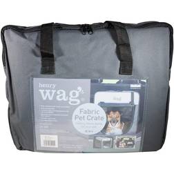 Henry Wag 74x48x55cm, Grey/Black Henry Wag Pet Crate
