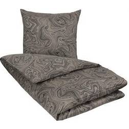 Borg Design satin Marble dark Påslakan Grå (200x140cm)