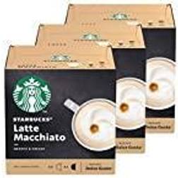 Starbucks Set med kaffekapslar kompatibla med NESCAFÉ® Dolce Gusto® "Latte Macchiato", 3 6 st.