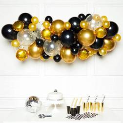 Amscan Ballonbue Guld Sort