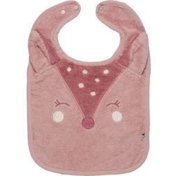 Pippi Ljust rosa haklapp (bib) i frotté (One-Size)