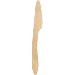 Duni Dinner Lux Kniv Voksbehandlet Træ 190mm 100 stk
