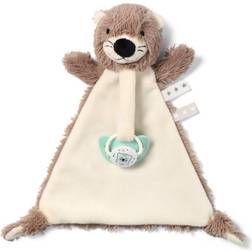 BabyOno Toy snuggle blanket with clip Otter Maggie 1 pc