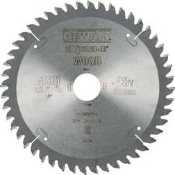 Dewalt Extreme Workshop Wood Saw Blade 190mm x 30mm 48T