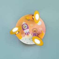 Elobra Escape loftlampe, rondel Spotlight