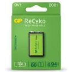 GP Batteries ReCyko Batterie rechargeable 6F22/9V 200mAh