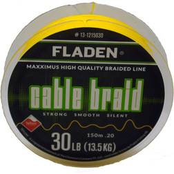 Fladen Flätlina Maxximus Cable Braid Gul 0.20mm
