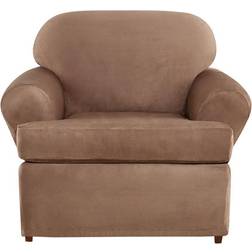 Sure Fit Ultimate Heavy Weight Stretch Loose Chair Cover Brown (29.2x29.2cm)