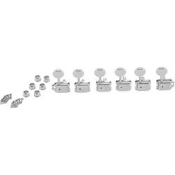 Fender American Vintage Tuning Machines Staggered Tuner Mechanism for Electric Guitar 15:1-6-Left Colour: Chrome