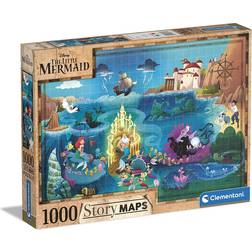 Clementoni Disney The Little Mermaid Story Maps 1000 Pieces