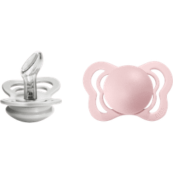 Bibs Couture 0-6M 2-Pack Silicone Pacifiers In Blossom/haze Blossom 0-6 Months