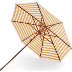 Skagerak Messina Parasol Ø 270 cm Rayé Jaune D'or