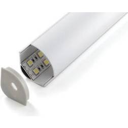 All-Light Aluminiumprofil 16 Hörn 2 Meter