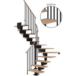 Dolle Dubai Halvsving Sort 9005-CLASSIC IIII 289-357 cm