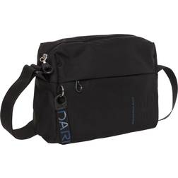 Mandarina Duck Borsa a tracolla con tasca frontale in mitrix MD20 Nero