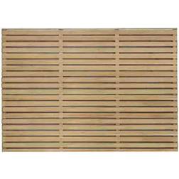 Forest Garden Double Slatted Fence Panel 180x120cm