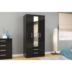 Birlea Lynx 3 Door 2 Drawer Wardrobe With