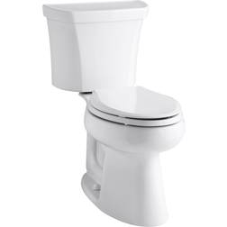 Kohler Highline 2-Piece 1.0 GPF Single Flush Elongated Toilet in White