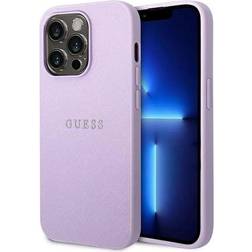 Guess GUHCP14XPSASBPU iPhone 14 Pro Max 6,7 fioletowy/purple Saffiano Strap