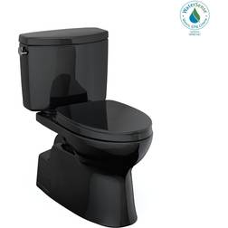 Toto MS474124CEF#51, Vespin II Two-Piece Toilet, 1.28 GPF, Ebony MS474124CEF#51