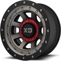 Series XD137 FMJ 17x9 Wheel with 5x5.0/5.5 Bolt Pattern Coat