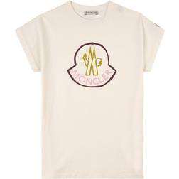 Moncler Cream Logo T-Shirt