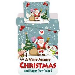 MCU Jule 'A Merry Christmas Bedding 140x200cm