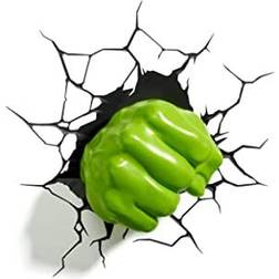 3D Light FX 3D Marvel Hulk Fist Light Natlampe