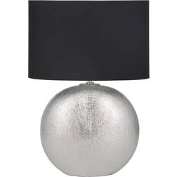 Pacific Lifestyle Make it a Silver Scratch-Textured Table Lamp