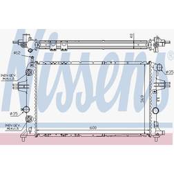 Nissens 63003A Nissens Radiator engine cooling