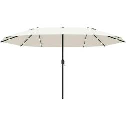 OutSunny 4.4m Double-Sided Umbrella Patio Parasol W/
