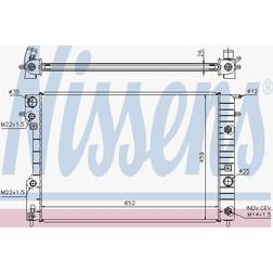 Nissens Kylare - Opel - Omega