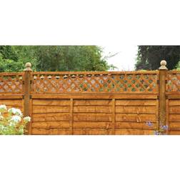 Forest Garden Fence Top Trellis Diamond Lattice