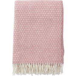 Klippan Yllefabrik Knut Uld Plaid Blankets Pink (200x130cm)