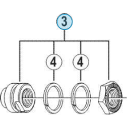 Shimano Konus unit højre