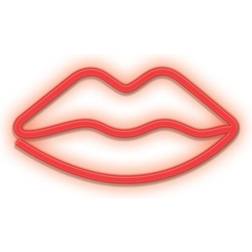 Forever Light Lips Neon LED Bordslampa 15cm