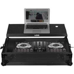 UDG Ultimate Flight Case, Pioneer DDJ-FLX4/SB2/SB3/400 Black Laptop Shelf