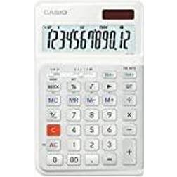 Casio Desktop Calculator JE-12E-WE 12 Digit Display White