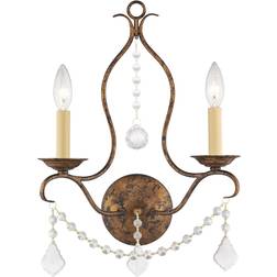 Livex Lighting 6422 Chesterfield 2 Wall Light