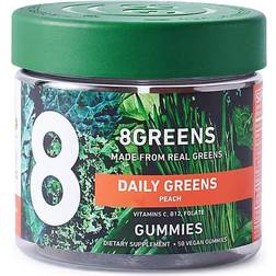 8GREENS 50-Count Daily Gummies Peach Tea