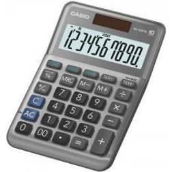 Casio MS-100FM Calculatrice de bureau gris Ecran: 10 à pile(s) solaire (L x l x H) 148.5 x 101 x 148.5 mm