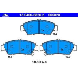 ATE Bromsbeläggssats, skivbroms 13.0460-5820.2
