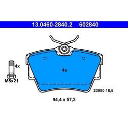 ATE 13.0460-2840.2 bromsbeläggsats, skivbroms